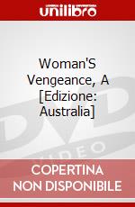 Woman'S Vengeance, A [Edizione: Australia] dvd