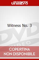 Witness No. 3 dvd