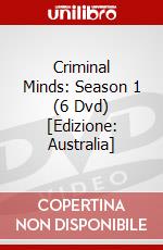 Criminal Minds: Season 1 (6 Dvd) [Edizione: Australia] dvd