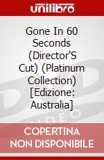 Gone In 60 Seconds (Director'S Cut) (Platinum Collection) [Edizione: Australia] dvd