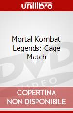Mortal Kombat Legends: Cage Match dvd