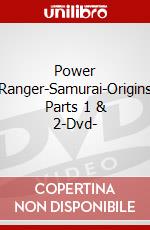 Power Ranger-Samurai-Origins Parts 1 & 2-Dvd- dvd