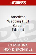 American Wedding (Full Screen Edition) dvd