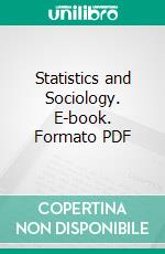 Statistics and Sociology. E-book. Formato PDF ebook