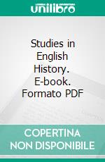 Studies in English History. E-book. Formato PDF