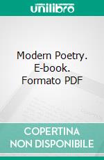 Modern Poetry. E-book. Formato PDF ebook