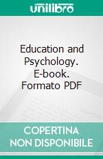 Education and Psychology. E-book. Formato PDF