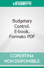 Budgetary Control. E-book. Formato PDF ebook