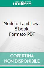 Modern Land Law. E-book. Formato PDF ebook di Edward Jenks