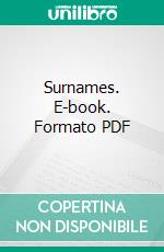 Surnames. E-book. Formato PDF ebook
