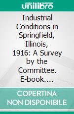 Industrial Conditions in Springfield, Illinois, 1916: A Survey by the Committee. E-book. Formato PDF ebook di Louise C. Odencrantz