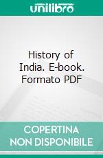 History of India. E-book. Formato PDF ebook