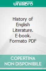 History of English Literature. E-book. Formato PDF ebook