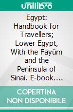 Egypt: Handbook for Travellers; Lower Egypt, With the Fayûm and the Peninsula of Sinai. E-book. Formato PDF ebook