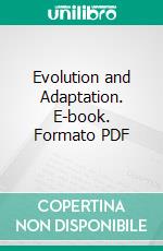 Evolution and Adaptation. E-book. Formato PDF