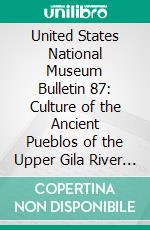 United States National Museum Bulletin 87: Culture of the Ancient Pueblos of the Upper Gila River Region, New Mexico and Arizona. E-book. Formato PDF ebook di Walter Hough