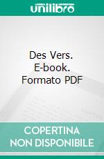 Des Vers. E-book. Formato PDF ebook