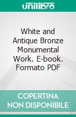 White and Antique Bronze Monumental Work. E-book. Formato PDF ebook