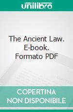 The Ancient Law. E-book. Formato PDF ebook di Ellen Glasgow