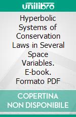 Hyperbolic Systems of Conservation Laws in Several Space Variables. E-book. Formato PDF