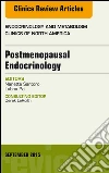 Postmenopausal Endocrinology, An Issue of Endocrinology and Metabolism Clinics of North America, E-Book. E-book. Formato EPUB ebook di Nanette Santoro