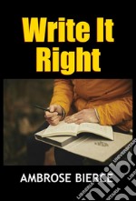 Write it right. E-book. Formato EPUB ebook