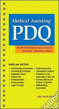 Medical Assisting PDQ - E-BookMedical Assisting PDQ - E-Book. E-book. Formato EPUB ebook di Tracie Fuqua