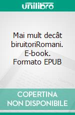 Mai mult decât biruitoriRomani. E-book. Formato EPUB ebook