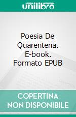 Poesia De Quarentena. E-book. Formato EPUB ebook