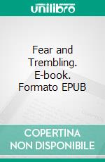 Fear and Trembling. E-book. Formato EPUB ebook