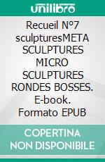 Recueil N°7 sculpturesMETA SCULPTURES MICRO SCULPTURES RONDES BOSSES. E-book. Formato EPUB ebook di jean claude byandB