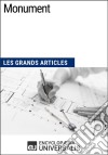 MonumentLes Grands Articles d&apos;Universalis. E-book. Formato EPUB ebook