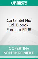 Cantar del Mio Cid. E-book. Formato EPUB ebook