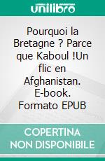 Pourquoi la Bretagne ? Parce que Kaboul !Un flic en Afghanistan. E-book. Formato EPUB ebook