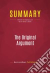 Summary: The Original ArgumentReview and Analysis of Glenn Beck&apos;s Book. E-book. Formato EPUB ebook