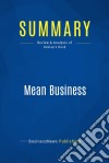 Summary: Mean BusinessReview and Analysis of Dunlap&apos;s Book. E-book. Formato EPUB ebook