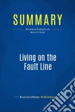 Summary: Living on the Fault LineReview and Analysis of Moore&apos;s Book. E-book. Formato EPUB ebook