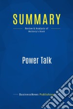 Summary: Power TalkReview and Analysis of McGinty&apos;s Book. E-book. Formato EPUB ebook