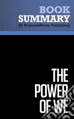 Summary: The Power of WeReview and Analysis of Tisch and Weber&apos;s Book. E-book. Formato EPUB ebook