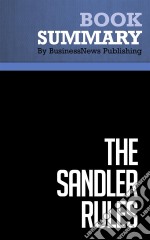 Summary: The Sandler RulesReview and Analysis of Mattson&apos;s Book. E-book. Formato EPUB ebook