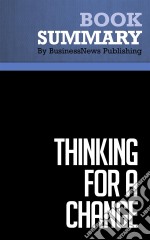 Summary: Thinking for a ChangeReview and Analysis of Maxwell&apos;s Book. E-book. Formato EPUB ebook