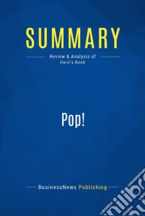 Summary: Pop!Review and Analysis of Horn's Book. E-book. Formato EPUB ebook di BusinessNews Publishing