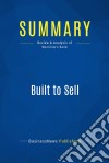 Summary: Built to SellReview and Analysis of Warrilow&apos;s Book. E-book. Formato EPUB ebook