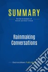 Summary: Rainmaking ConversationsReview and Analysis of Schultz and Doerr&apos;s Book. E-book. Formato EPUB ebook