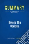 Summary: Beyond the ObviousReview and Analysis of McKinney&apos;s Book. E-book. Formato EPUB ebook