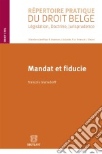 Mandat et fiducie. E-book. Formato EPUB ebook