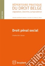 Droit pénal social. E-book. Formato EPUB