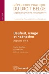 Usufruit, usage et habitationAspect civils. E-book. Formato EPUB ebook