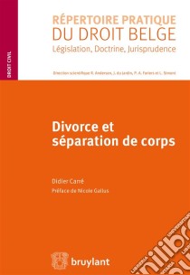 Divorce et séparation de corps. E-book. Formato EPUB ebook di Didier Carré