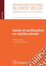 Saisie et confiscation en matière pénale. E-book. Formato EPUB ebook